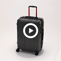 スーツケース Mサイズ 容量拡張 62-68L ジッパータイプ TRIDENT